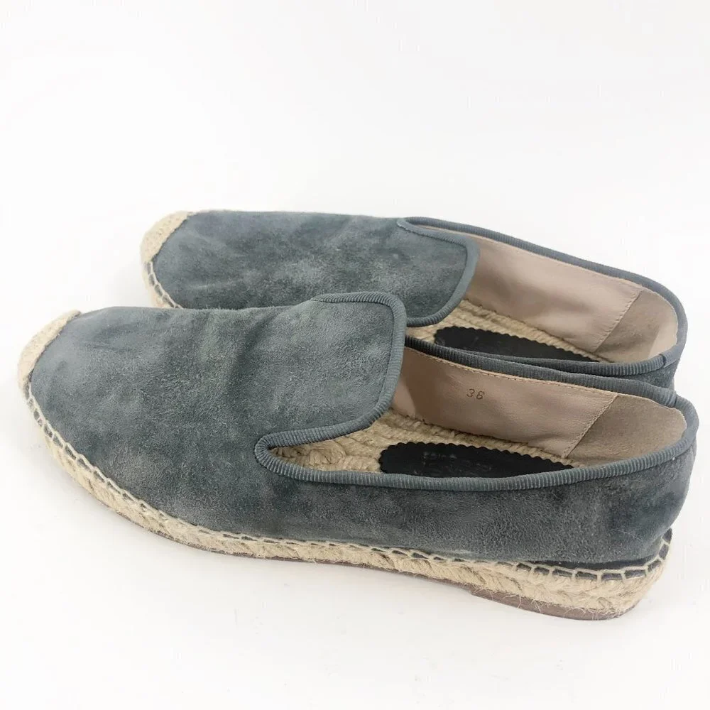 ✅ Élyse Walker LA Espadrilles GREY SIZE 36‎